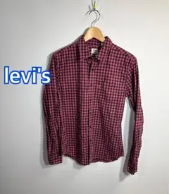◼️levi's リーバイス◼️ギンガムチェック長袖シャツ: S