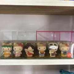 原始人スタイル ハローキティ フィギュア 6体セット 希少！未開封 原始人スタイル ハローキティ フィギュア 6体セット