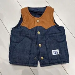 Buddy Lee ダウンベスト 70-80cm デニム/ブラウン