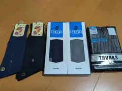 【未使用品】紳士靴下 4足 ＆ トランクス 2枚 まとめ売り 25cm Mサイズ