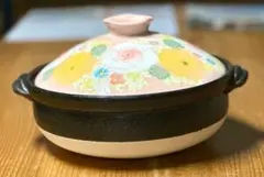 値下げ　工房ゆずりは　土鍋　9号　紅彩花化粧 IHOK　直火OK 値下げ 工房ゆずりは 土鍋 9号 紅彩花化粧 IHOK 直火OK - メルカリ
