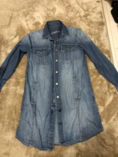 GAP デニムシャツワンピース デニムワンピース