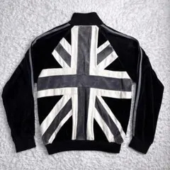 希少 美品 フレッドペリー ベロア トラックジャケット S ユニオンジャック