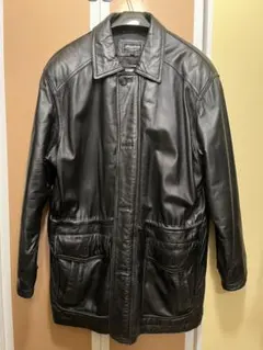 中古美品】WIND ARMOR羊革 メンズ レザーコート M ブラック - メルカリ