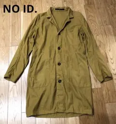 ノーアイディー NO ID コットンリネンチェスターコート メンズ 1のサムネイル