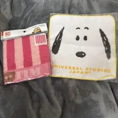 USJ ミニオンティム　スヌーピー　ハンドタオル