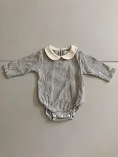 バースデイ　conoco コノコ　ボーダー　襟付きロンパース 70cm