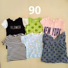 まとめ売り　半袖　90 女の子　保育園着　Tシャツ　ブランシェス他