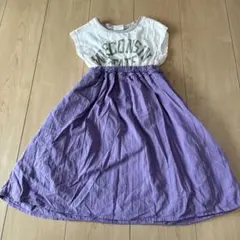 BREEZE 半袖ワンピース 110cm 春服 夏服 女の子 紫