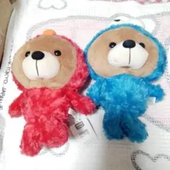 エルモ&クッキーモンスター　着ぐるみくま　ユニバーサルスタジオジャパン