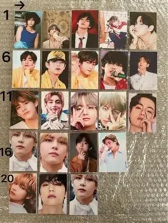 BTS V 写真　ハーフサイズ　テヒョン　テテ　　２２枚セット