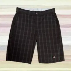 ✨レア❇Dickies❇WR813 ショーツ チェック柄 メキシコ製/34インチ
