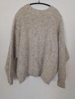 chocol raffine robe ベージュ長袖ニット