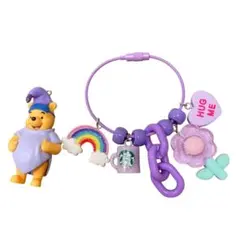 2点セット　チャーム　じゃらじゃらキーホルダー　キーリング　(54)