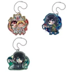 新品★鬼滅の刃★ぴた！でふぉめ★アクリルキーホルダー★3点セット