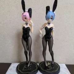 リゼロ　BICute Bunnies 黒バニーレム ラム バニー フィギュアのサムネイル