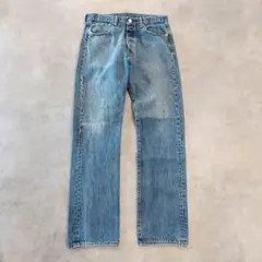 リーバイス501 Levis W32 ブルーデニム 青 古着 ボトム 18933