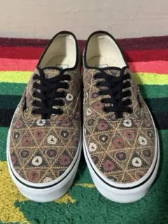 極美品 VANS バンズ 総柄 オーセンティック キャンバス 28cm