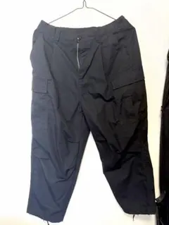 黒 カーゴパンツ ワークパンツ M