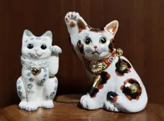日本製】縁起物 フランクリンミント 犬 置物 花柄 陶器人形