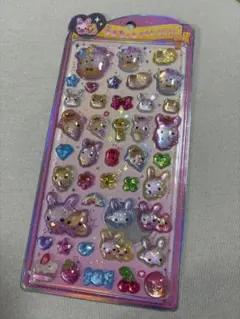 フワフワらびちゃん　うるちゅるシール