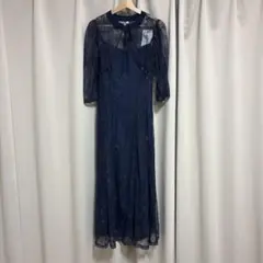 パーティードレス　ネイビー　XL