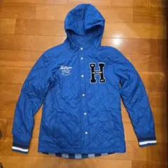 TOMMY HILFIGER　キッズ ジャケット フード付き 青　リバーシブル