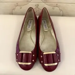 Jimmy Choo red flat shoesのサムネイル