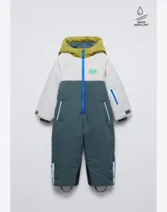 ZARA キッズスキーウェア イエロー/グレー　104cm 美品 3-4歳