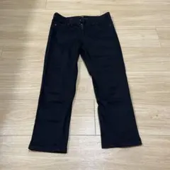 【SOMETHING 】ブラック カジュアルパンツ
