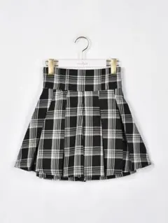 evelyn タックプリーツミニスカート