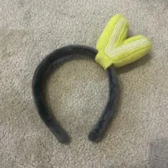 Way V land カチューシャ グレーとイエロー