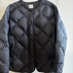 【極美品】アーバンリサーチドアーズ　ライトダウンキルトショートブルゾン ブラック