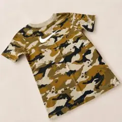 NIKE ナイキ カモフラージュ柄 半袖Tシャツ 迷彩 150　060506のサムネイル