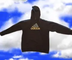 adidas フード付きパーカー 茶 Y2K