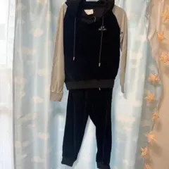 Radyセットアップ　ラグランベロアフード付きスウェットセット