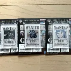 一番くじ ワンピース 悪魔を宿す者達 vol.3 G賞 アクリルブロック 3点