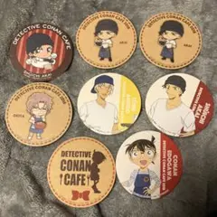 名探偵コナン カフェ　コースター 8枚セット