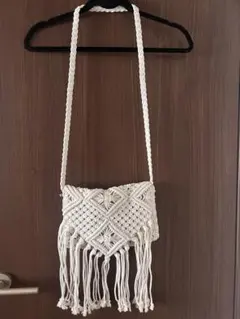 GRL ホワイト ショルダーバッグ