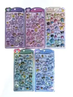 【正規品】サンリオ　うるちゅるポップシール　５枚セット
