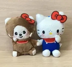 ⭐︎モンチッチ×ハローキティ⭐︎おそろいアクリルチャーム付きマスコット⭐︎