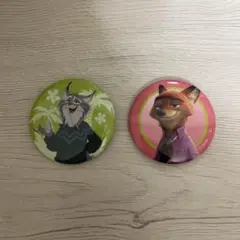 ズートピア　缶バッジ　セット