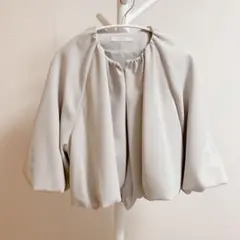 ヤマダヤ　フェンネル　ノーカラー　ボリーム　ジャケット