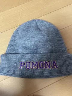 グレー POMONA ニット帽