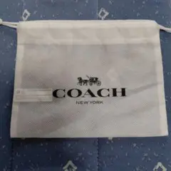 COACH 巾着袋 ショップ袋 ホワイトのサムネイル