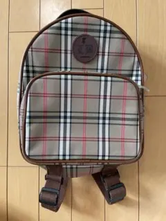 保育園　幼稚園　チェック柄 リュック ランドバッグ