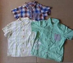 【Combi mini】【GLOBAL WORK】半袖シャツ 3点(110cm)