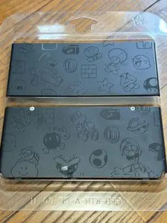 New Nintendo 3DS きせかえプレート マリオ 木目調 黒2枚セット - メルカリ