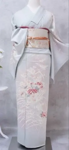 お買得】夏着物と名古屋帯セット 小紋 普段着 夏コーデ 絽 着丈156