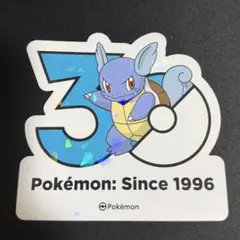 ポケモン 30周年記念 ステッカー ゼニガメ ゼニガメ ポケモン 30周年記念 ステッカー - メルカリ